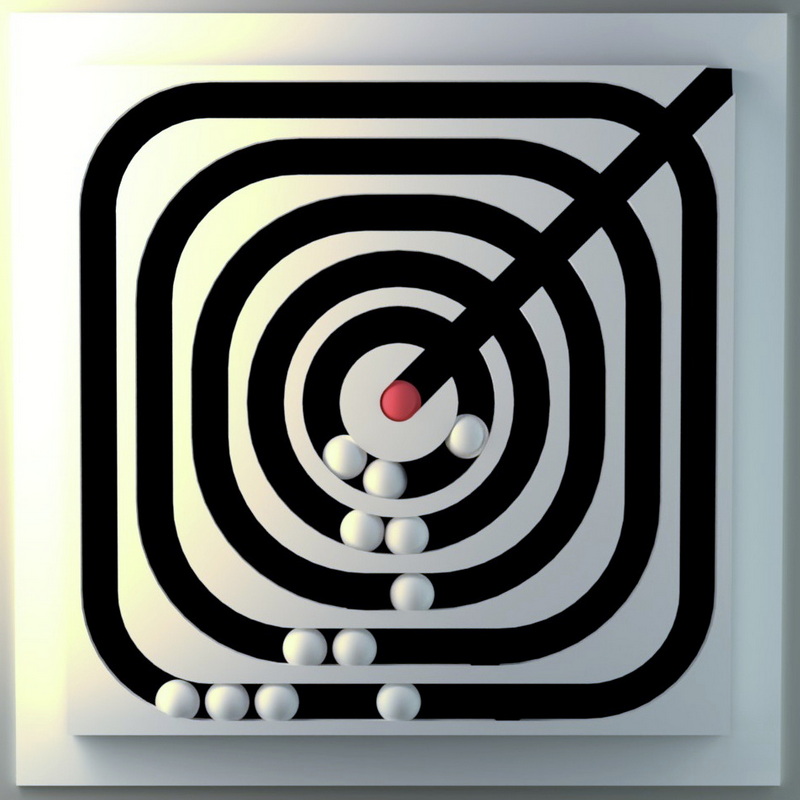 Square the Circle - Sculpture by Ivo Meier