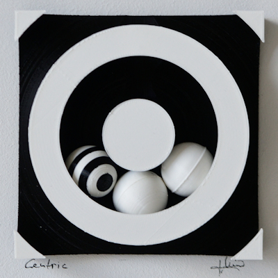 Centric - Sweetspot Digital Art Sculpture by Ivo Meier (Detail)
